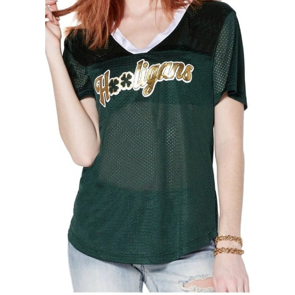 Spencer's Gifts Hooligans Jersey, sz M, EUC - Picture 1 of 7